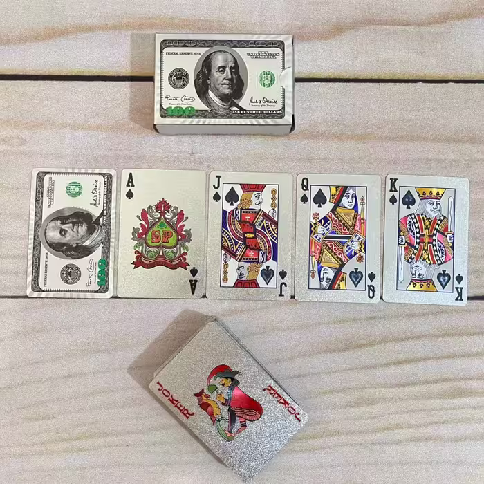 پاسور طرح دلار رنگ  نقره ای