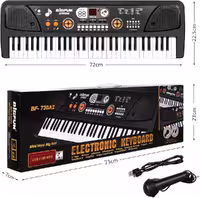 ارگ اسباب بازی 61 کلید BigFun مدل BF-730A2 با میکروفون و USB