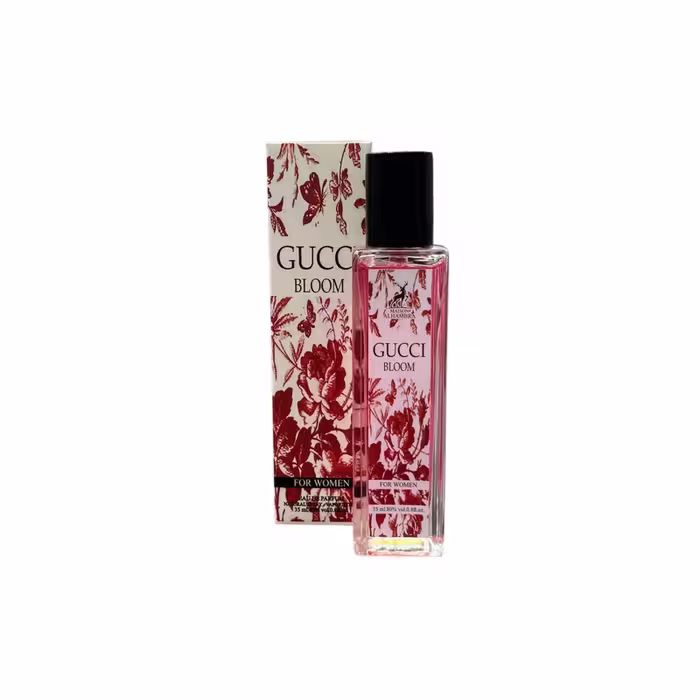 عطر جیبی زنانه الحمبرا، مدل GUCCI BLOOM، حجم 35 میلی‌لیتر