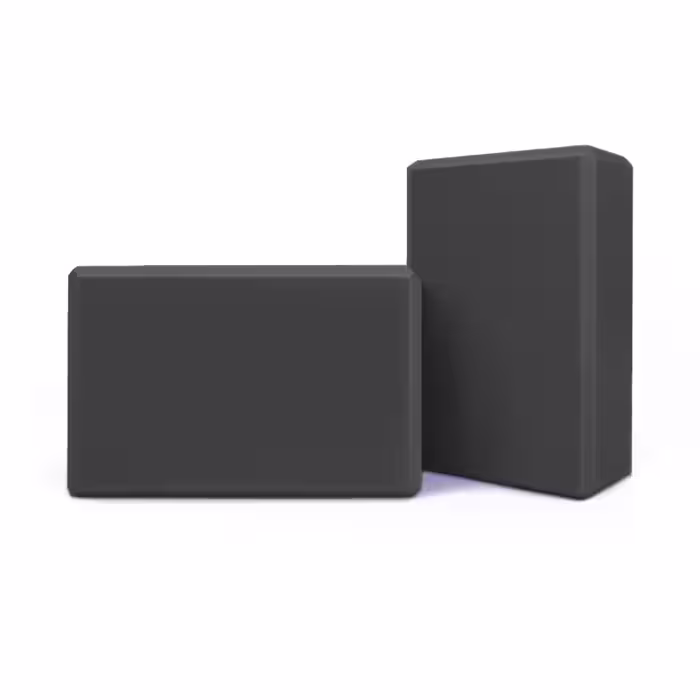 آجر بدنسازی یوگا گیاهی بسته دو عددی | Yoga Bricks | اورجینال | مشکی