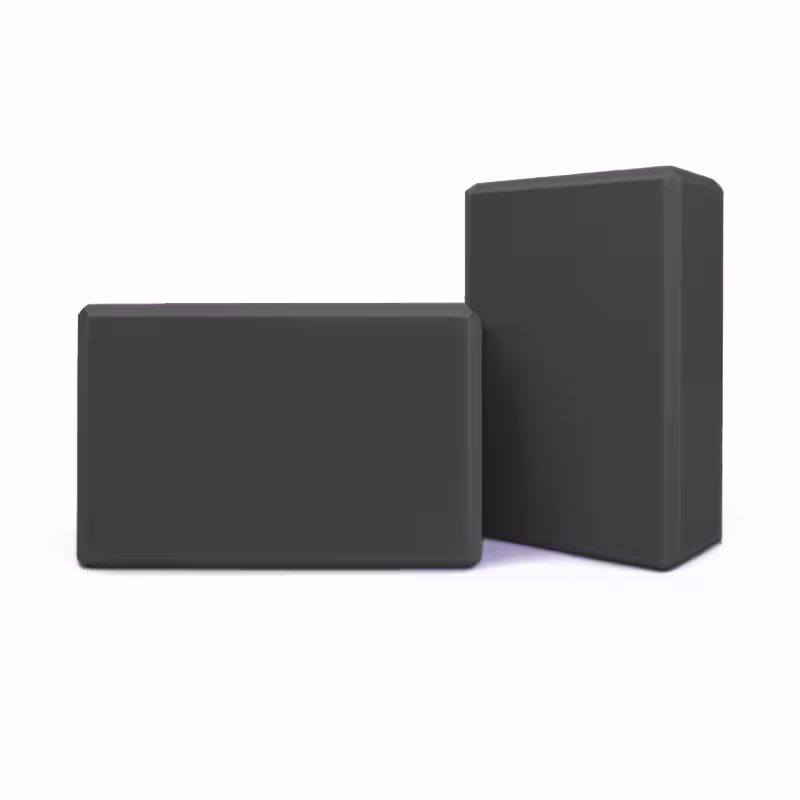 آجر بدنسازی یوگا گیاهی بسته دو عددی | Yoga Bricks | اورجینال | مشکی