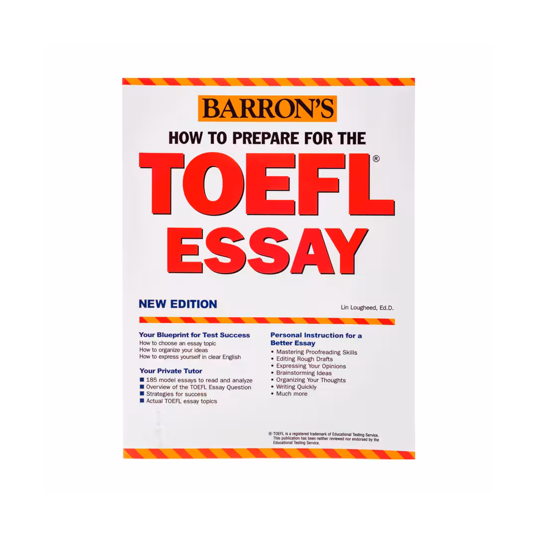 کتاب How to Prepare for the TOEFL Essay Barrons new Edition برای آزمون تافل