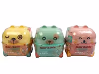 ست جغجغه و دندانگیر نوزادی صندوقی 5 عددی مدل ماشینی طرح حیوانات