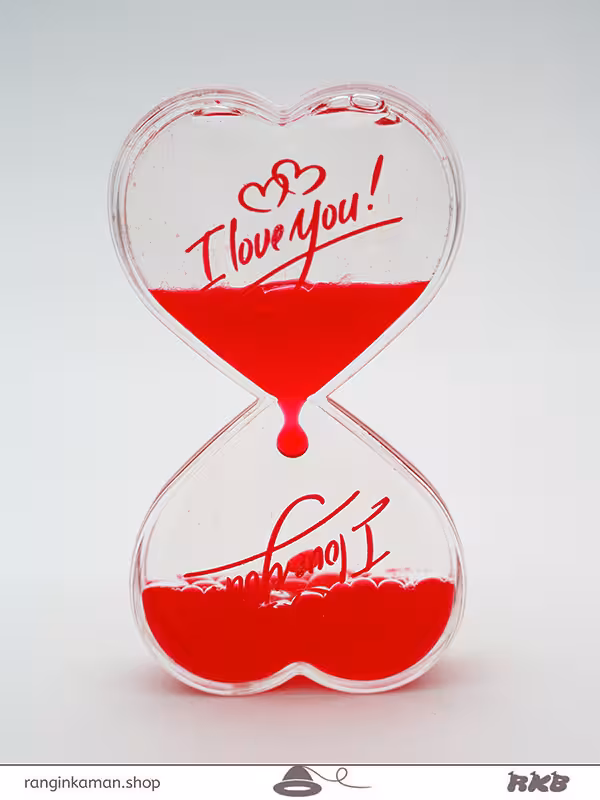 ساعت شنی طرح قلب قرمز