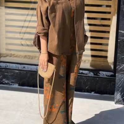 کت اورال مدل ایتالیایی آستین پاکتی