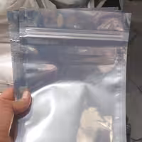 پاکت زیپ کیپ متالایز یک رو شفاف بسته  10 کیلویی در ابعاد مختلف 