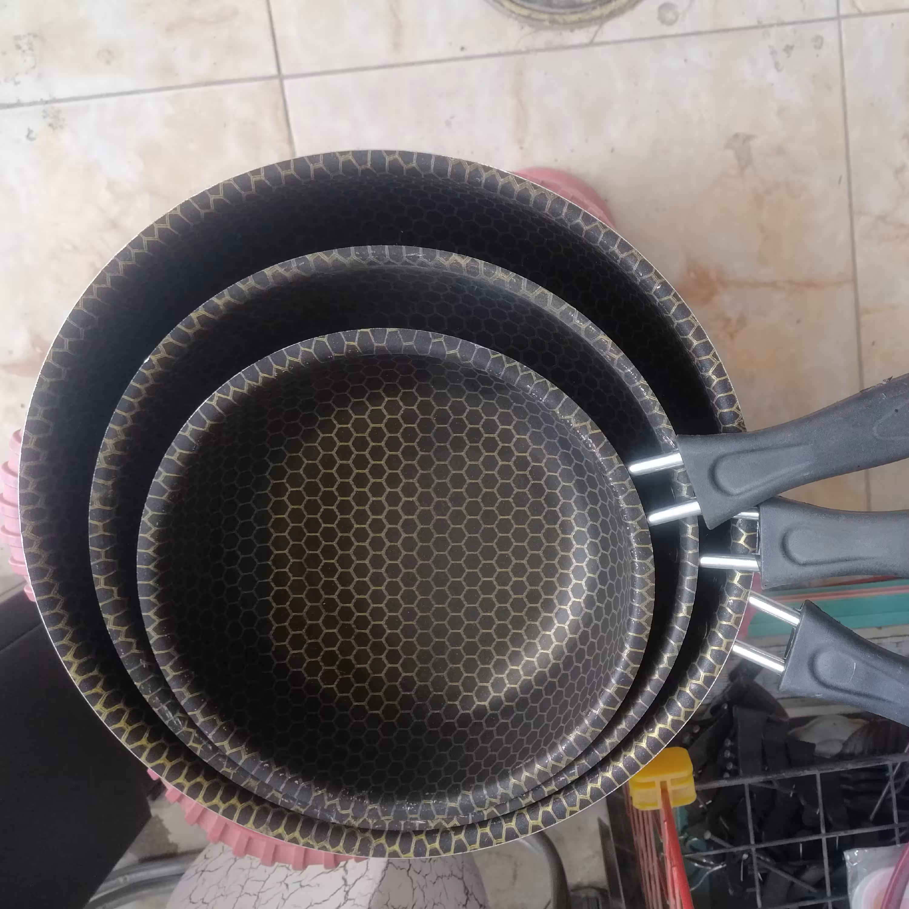 سرویس تابه سه تایی زنبوری 