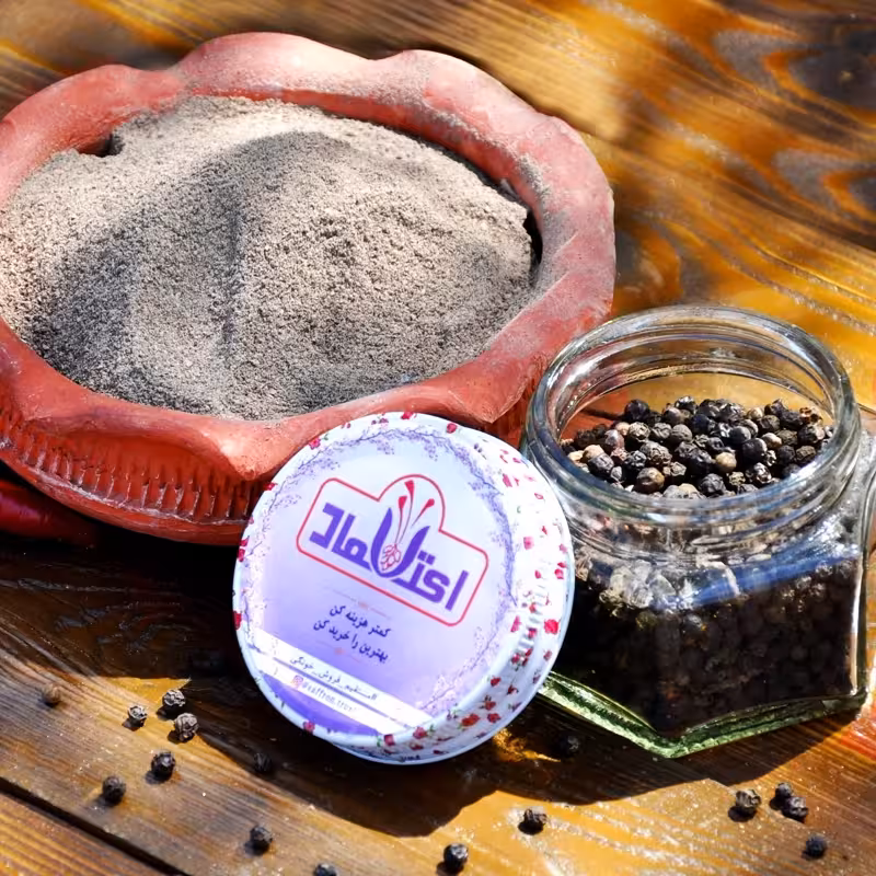 پودر فلفل سیاه اعلا 500 گرمی اعتماد خالص (پودرفلفل سیاه ) | amazonchi