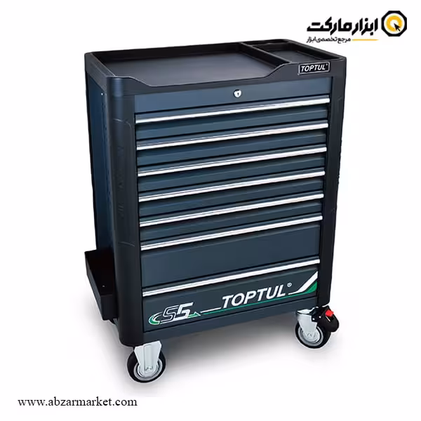 جعبه ابزار چرخ دار کشویی تاپ تول مدل TCAR0703
