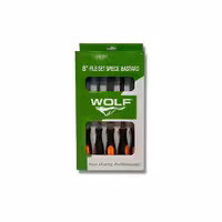 ست سوهان 8 اینچ ولف 5 عددی دسته دار wolf