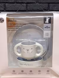 سرویس 5 تکه ظروف غذای کودک و نوزاد برند Dodie، قابل استفاده در مایکروفر و دستگاه استریل