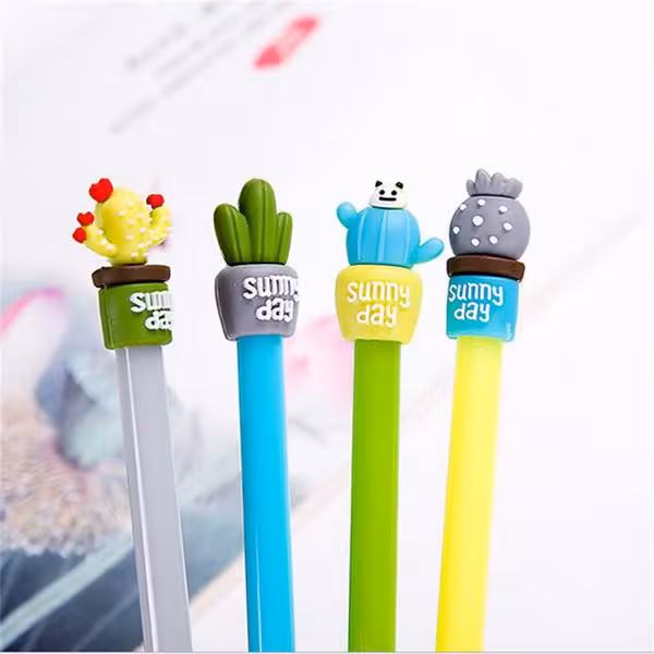 روان نویس کاکتوس کاوایی Kawaii Pen Cactus Black Ink