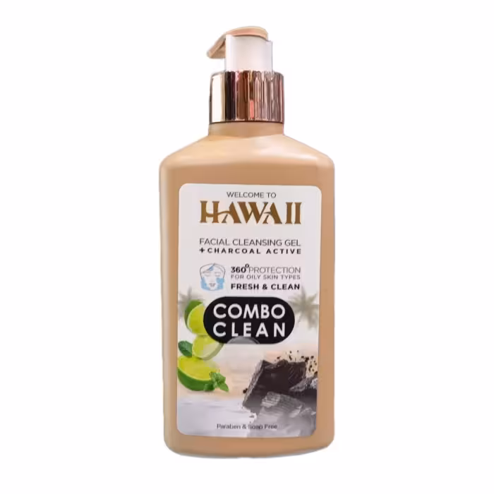 ژل شستشوی صورت حاوی پودر زغال هاوایی Hawaii