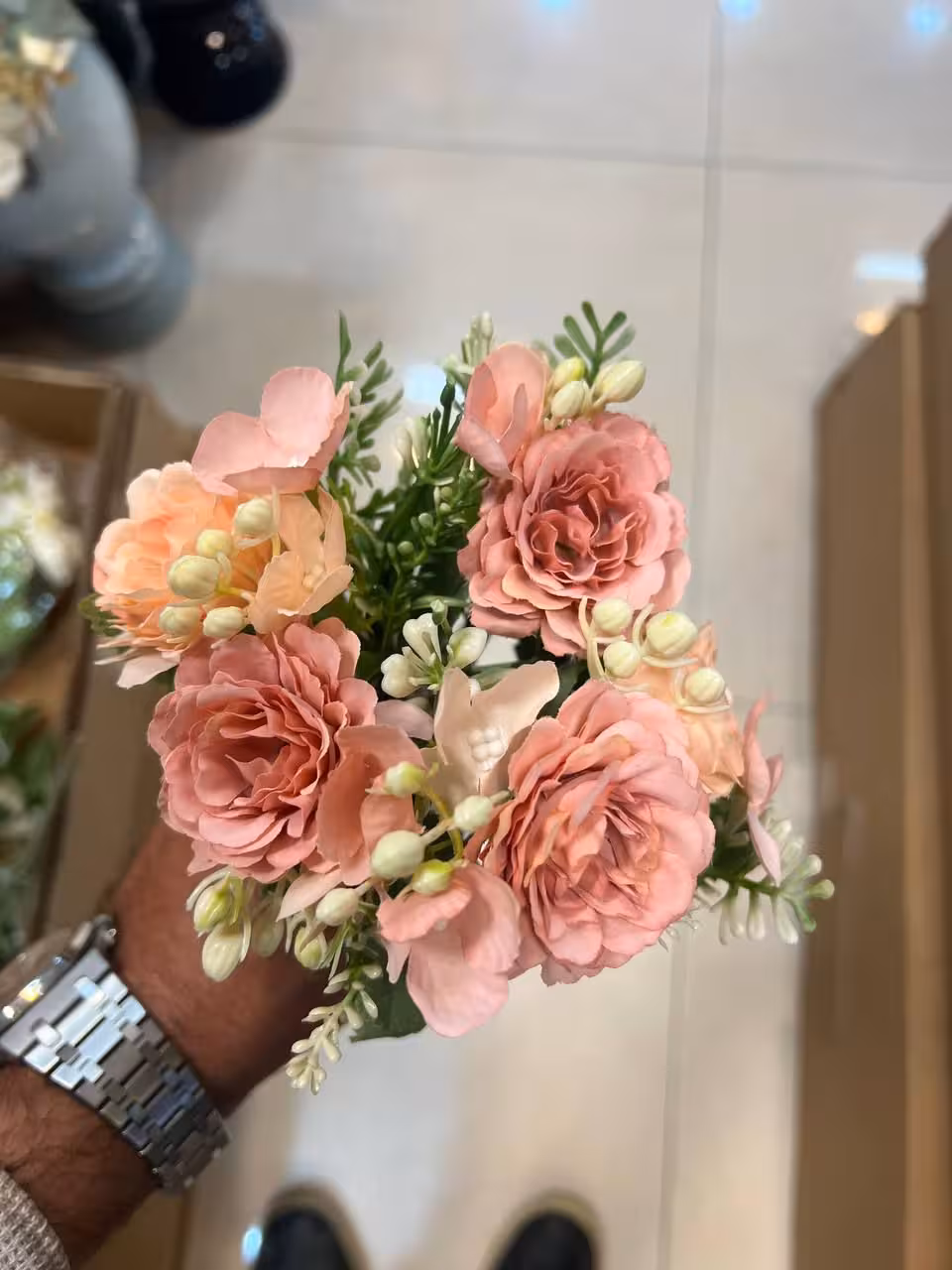 بوته میخک سفید کپی