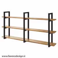 قفسه چوبی فلزی برای آشپزخانه کد 30718