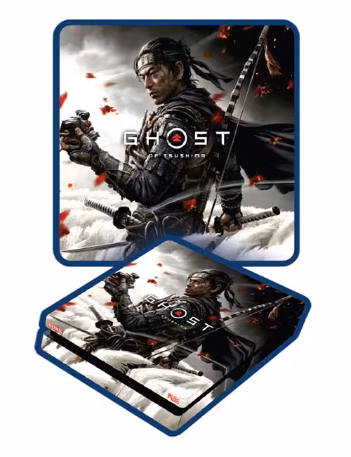 اسکین پی اس 4 اسلیم برند گیم‌آور طرح شبح تسوشیما کد C