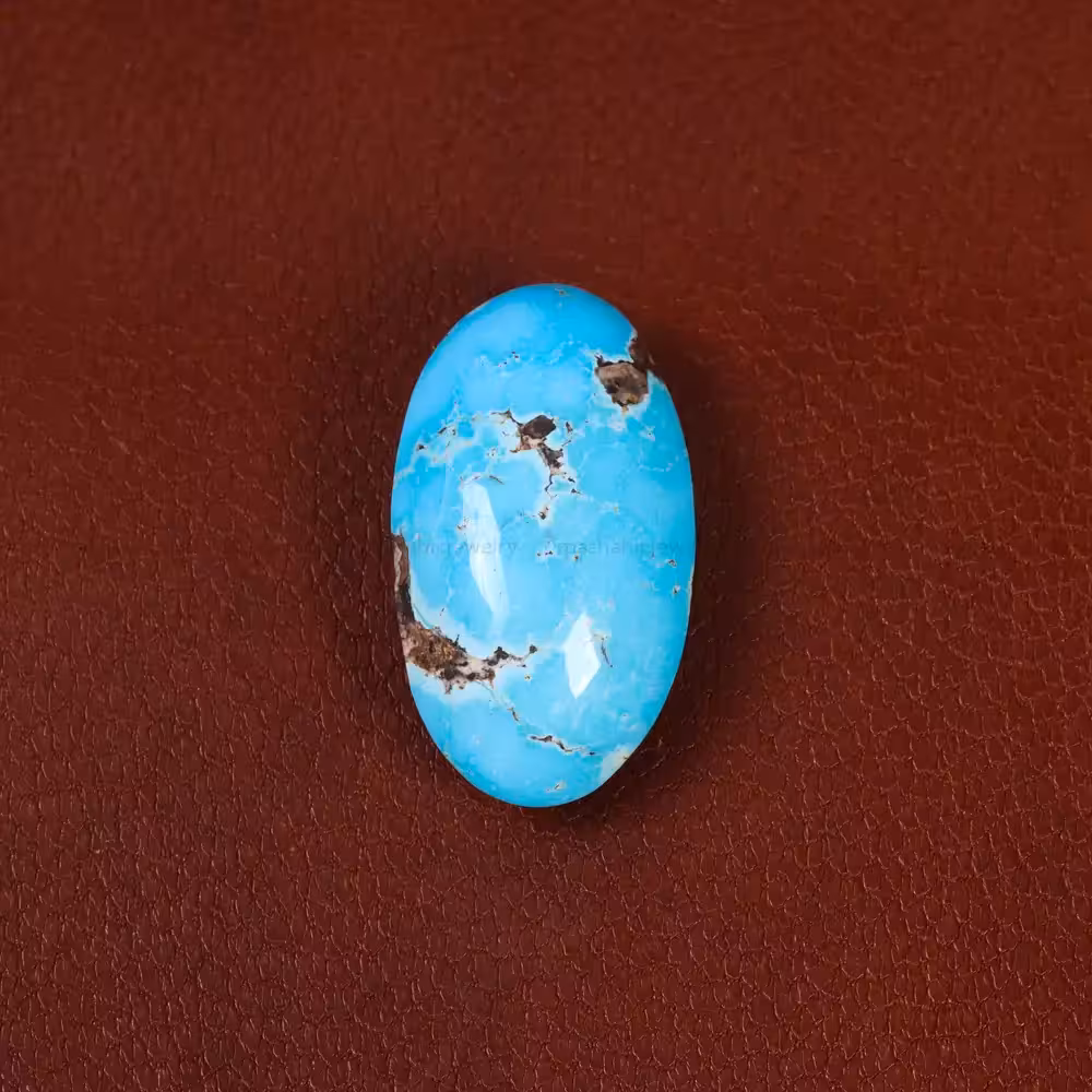 نگین فیروزه شجری کد 29544 - جواهری مشاهیر