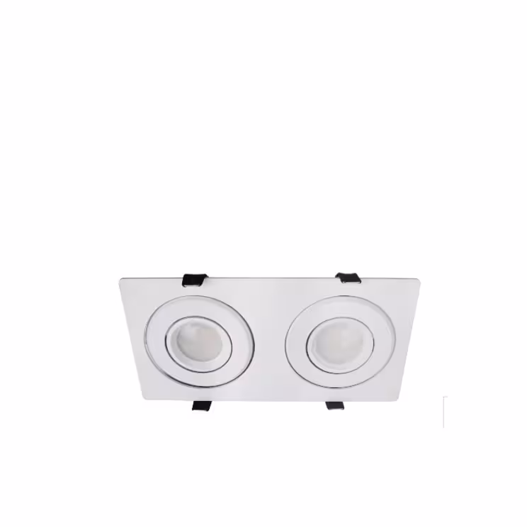 قاب فریم هالوژنی سقفی توکار پلاستیکی مستطیل متحرک مدرن ارزان شعاع کد 6302