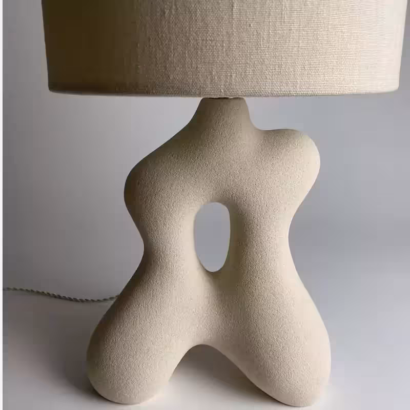 آباژور دفرمه چراغ خواب بدون شید