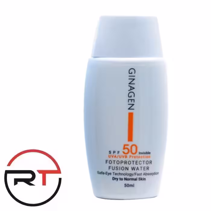ضد آفتاب بی رنگ SPF50 انواع پوست ژیناژن