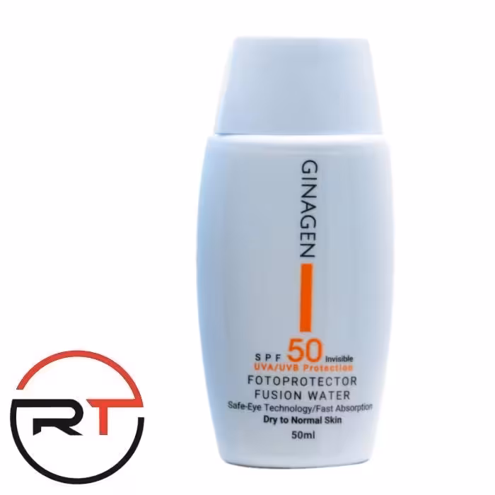 ضد آفتاب بی رنگ SPF50 انواع پوست ژیناژن
