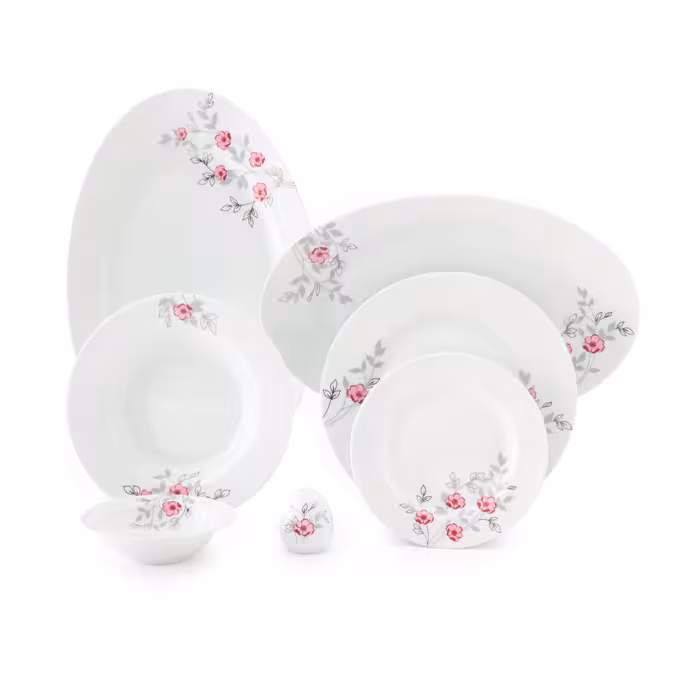 سرویس چینی 28 پارچه 6 نفره گل پامچال