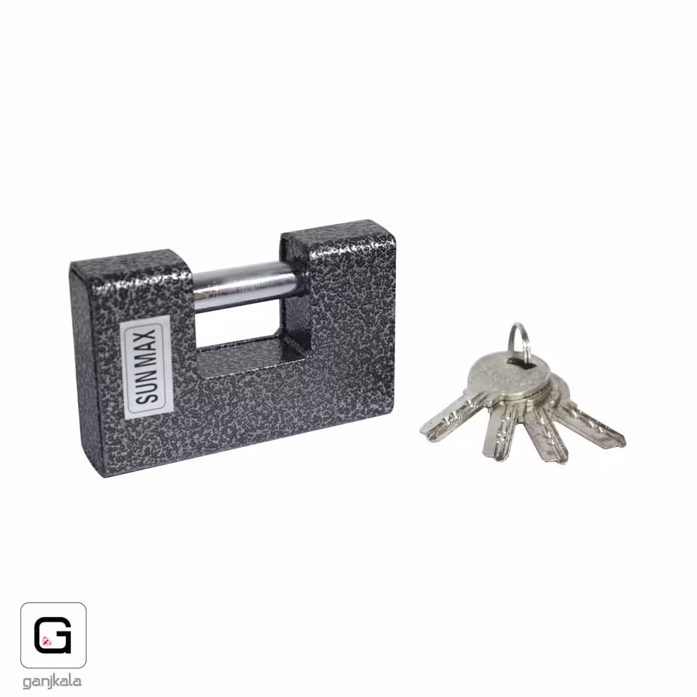قفل کتابی چکشی استاتیک سان مکس سایز 100