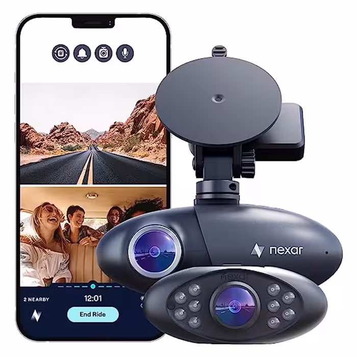 دوربین خودرو Nexar Pro Dual Dash Cam