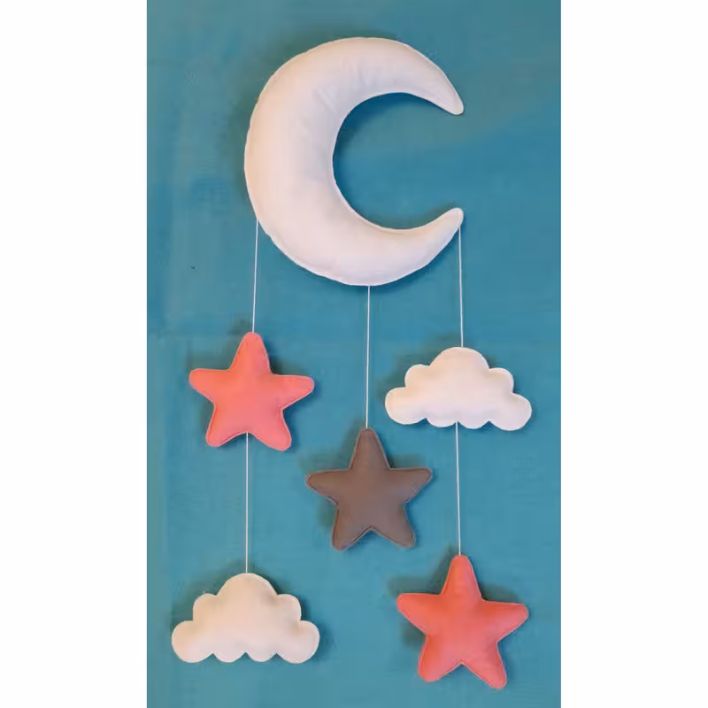 آویز ابر نمدی 