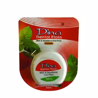 نخ دندان دینا مدل mint & strawberry