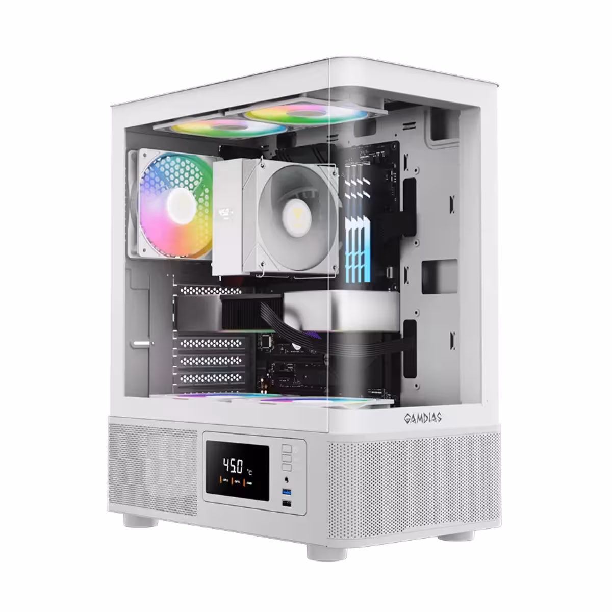 قیمت کیس گیمینگ گیم دیاس مدل ATLAS E2 CG WH