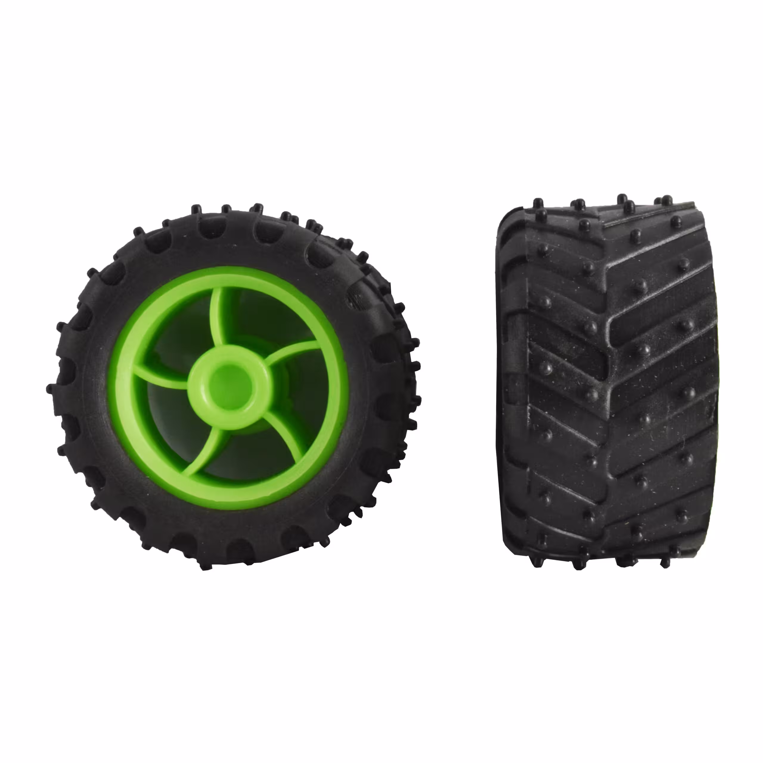 چرخ پلاستیکی آج دار 5 سانت