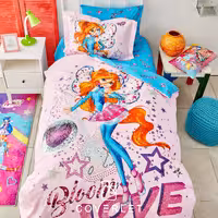 روتختی صورتی دخترانه کاوری مدل Bloom