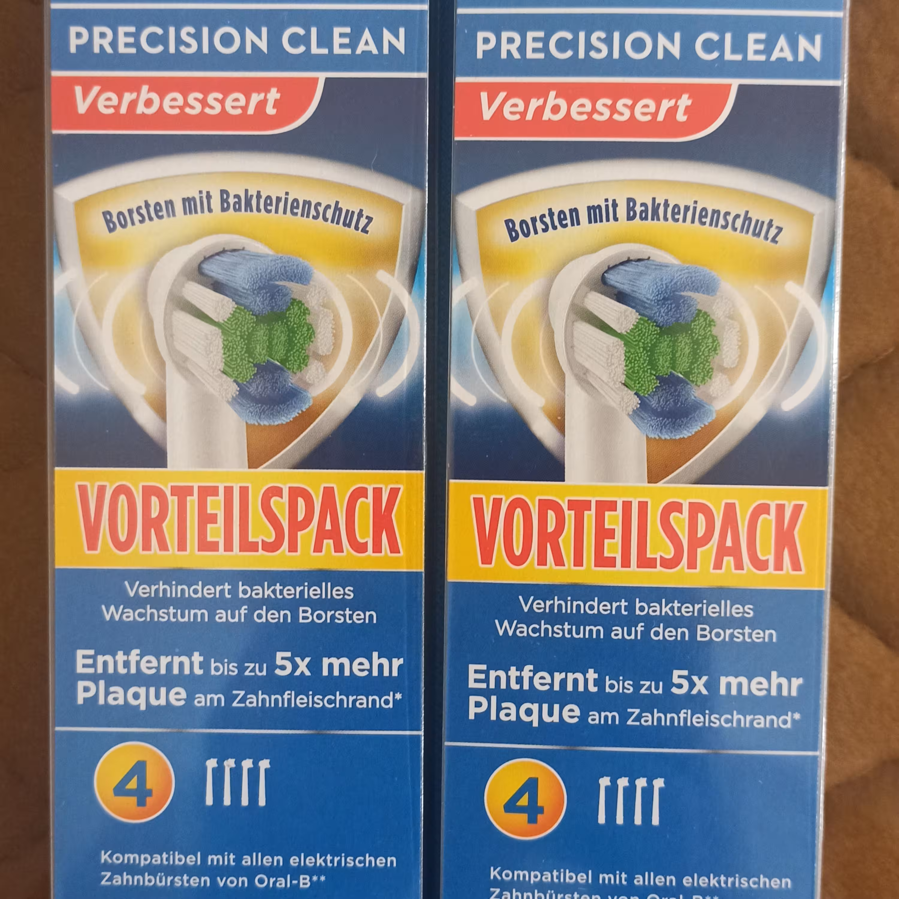 سری یدک مسواک برقی اورال بی PRECISION CLEAN چهار عددی ( آلمانی اصل)