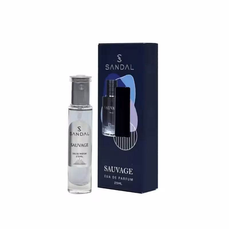 عطر جیبی مردانه صندل ساواج SANDAL حجم 25 میل