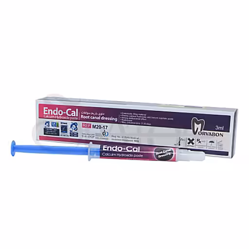 کلسیم هیدروکساید سرنگی 3 میل Endo-Cal Calcium Hydroxide Paste برند Morvabon