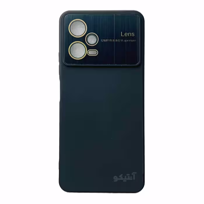 قاب سیلیکونی Camera Lens محافظ لنز دار Xiaomi Note12-5G-مشکی
