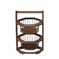 استند سیب زمینی و پیاز دو طبقه 8ضلعی (BRO4002)