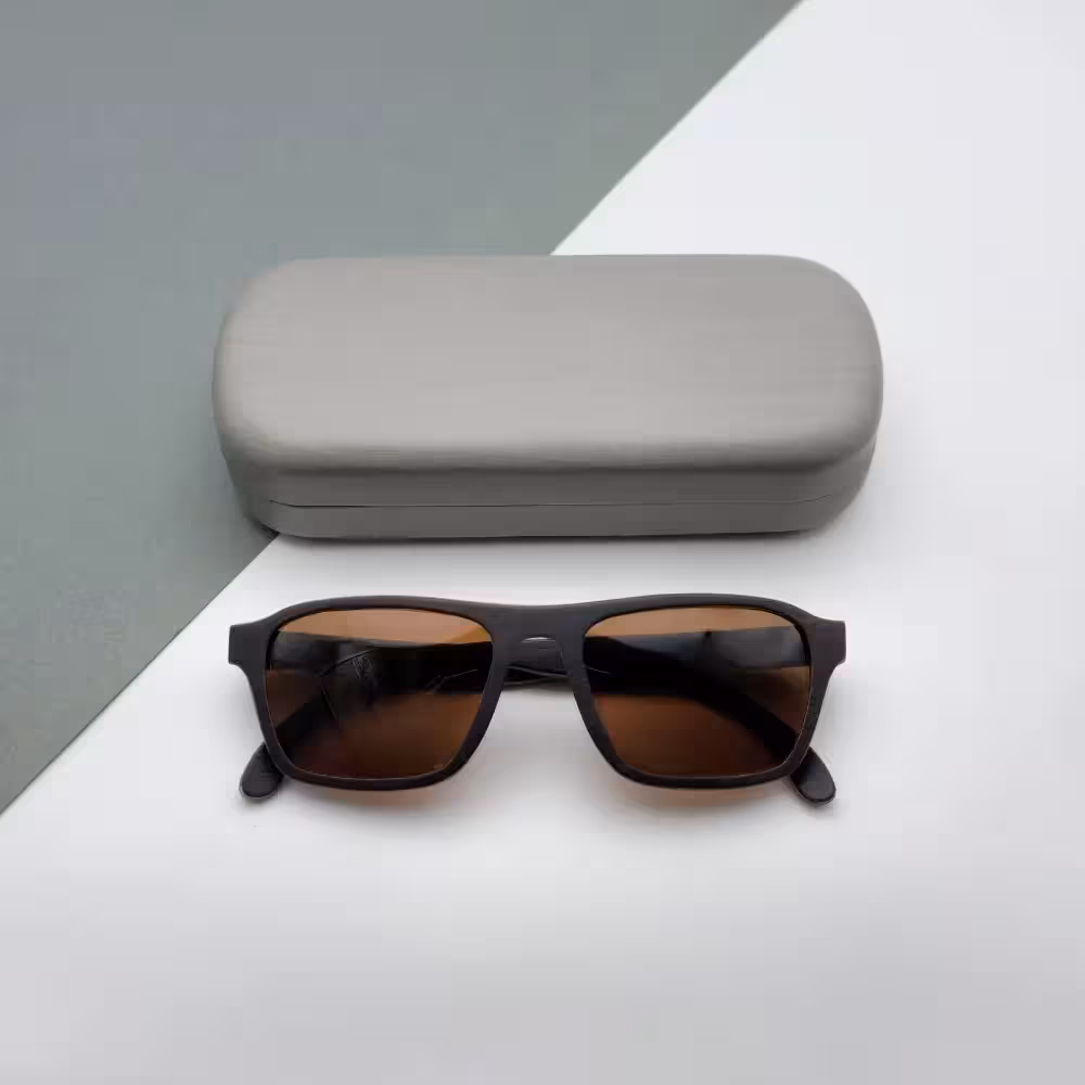 عینک چوبی دست‌ساز میدو مدل O028