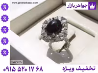 انگشتر اپال اتیوپی سبز زنانه محصول ویژه جواهربازار