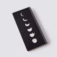 دفترچه بدون خط گربه مشکی آوان (avaan)