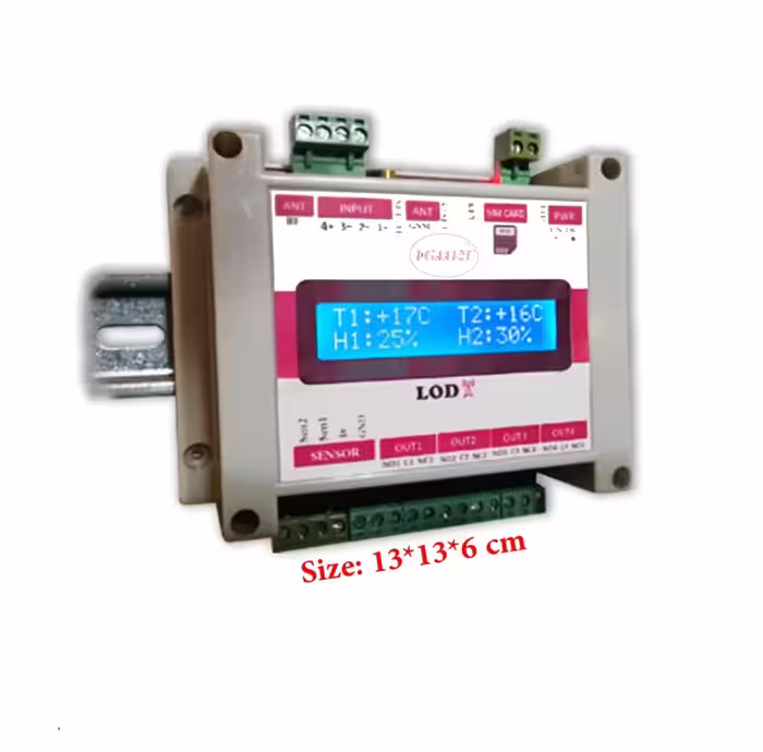 کنترل پیامکی 4 کاناله تایمردار با نمایشگر LG4412ML