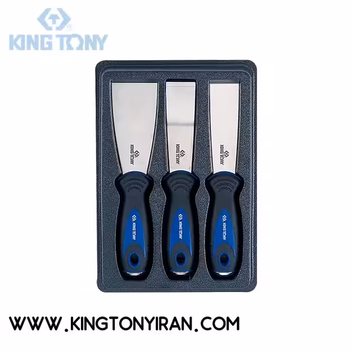 9CJ023 – ست کاردک  3 عددي با پهناي (32 – 50 ميليمتر )  کينگ توني