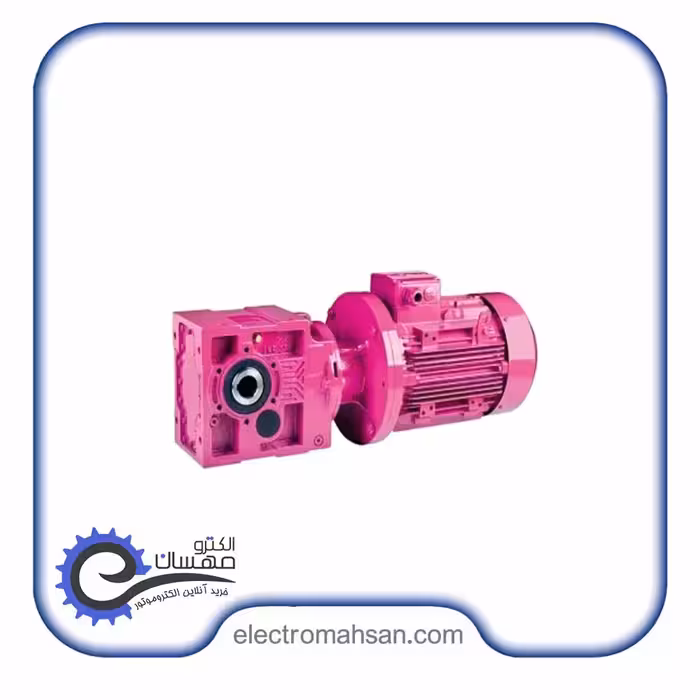 موتور گیربکس 1.1 کیلو وات، 25 دور، شفت بغل(نود درجه)، سه فاز، برند ایلماز YILMAZ ترک