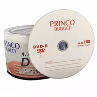 دی وی دی خام پرینکو بسته 50 تایی