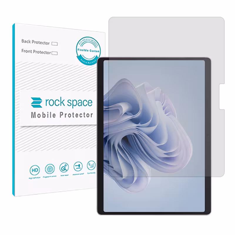 گلس تبلت مایکروسافت Surface Pro 10 مدل نانو هیدروژل شفاف برند راک اسپیس کد XL