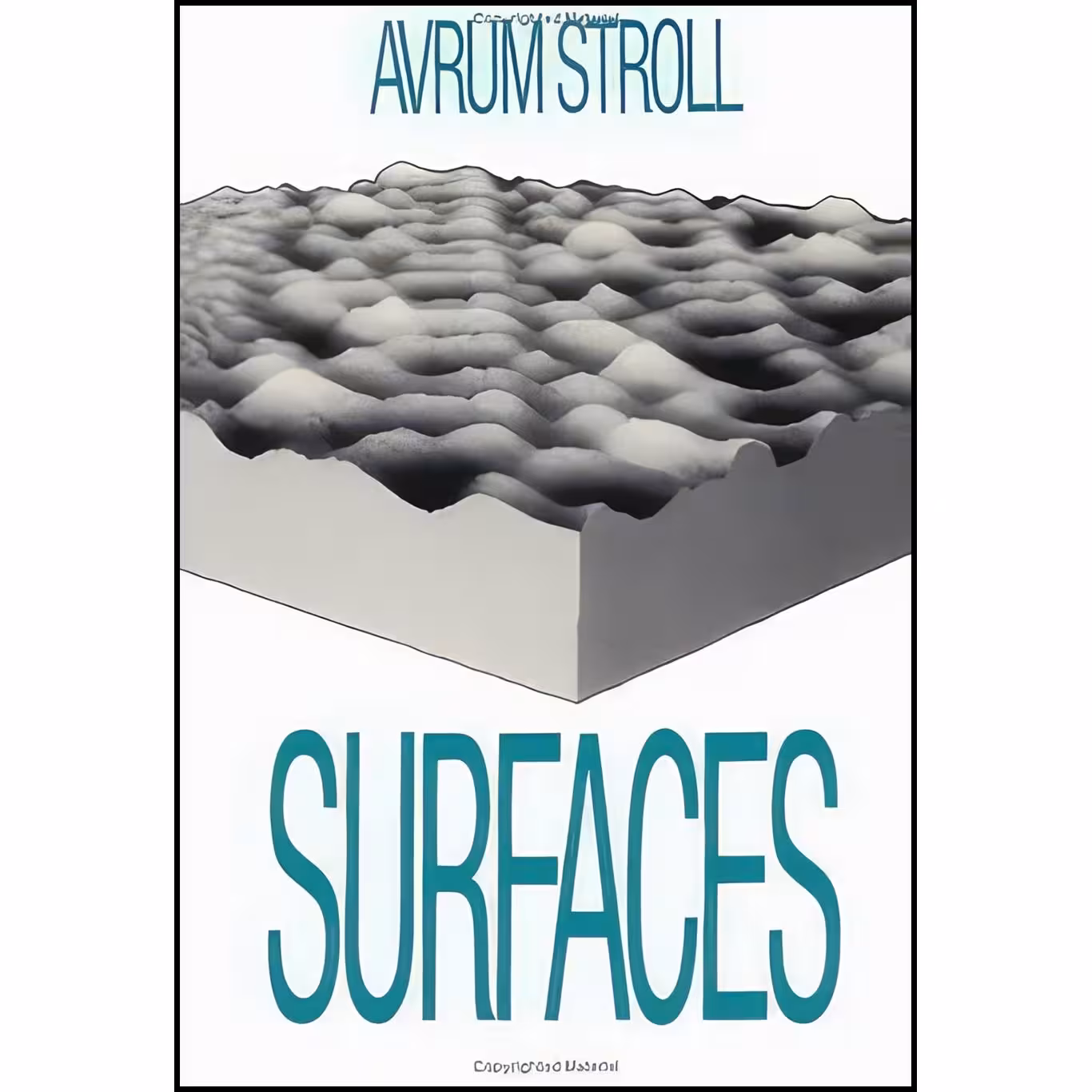 کتاب زبان اصلی Surfaces اثر Avrum Stroll