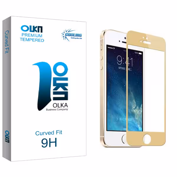 محافظ صفحه نمایش کولینگ مدل Olka glass مناسب برای گوشی موبایل اپل iphone 5/5S | کالا برتری