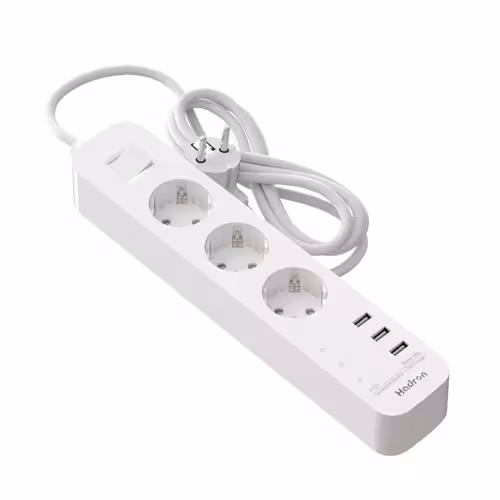 چند راهی برق و شارژر هادرون Hadron P323 دارای 3 پورت