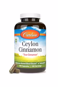 کپسول Ceylon Cinnamon برند Carlson - بسته 180 عددی